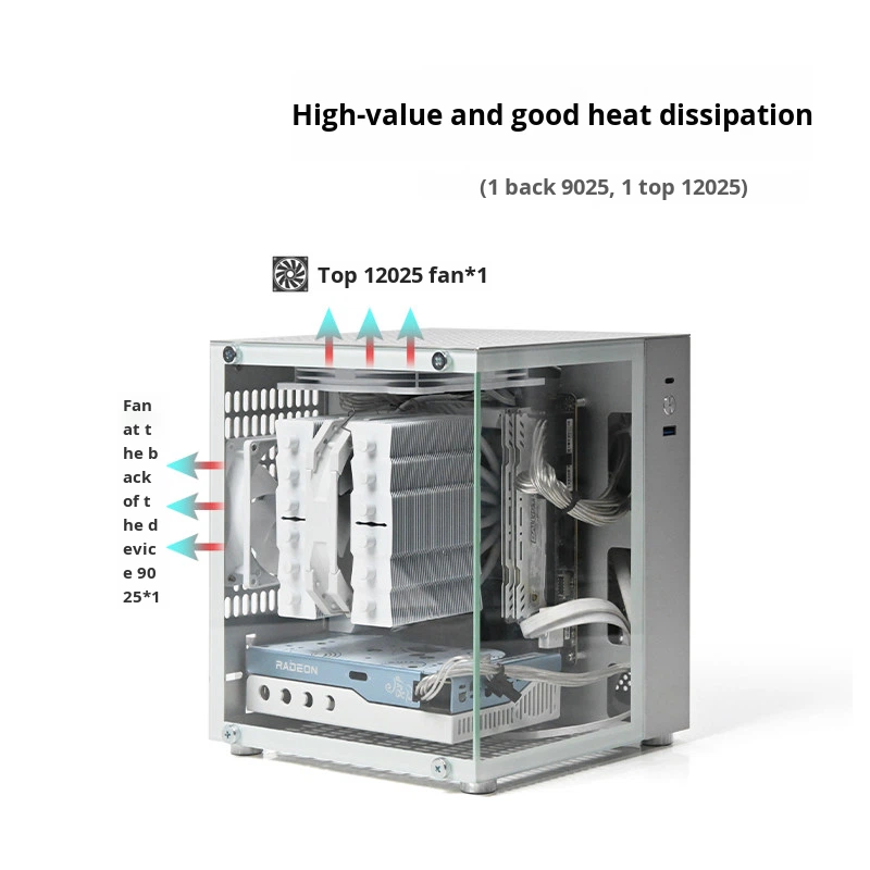 11L Aluminum Portable ITX PC C - Portable Aluminum Itx Case Carry Handle 评论和价格